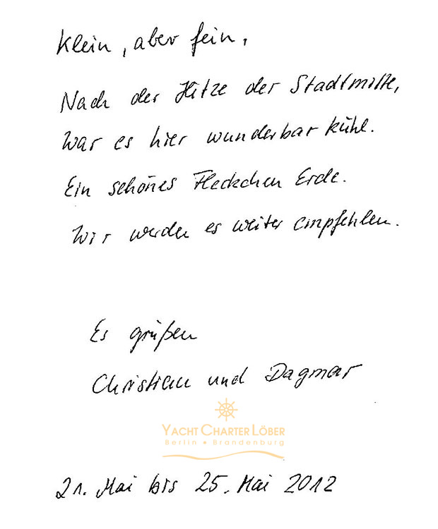 Gästebuch